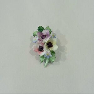 Vintage Royal Adderley Floral Bouquet Brooch, Bouquet Pin